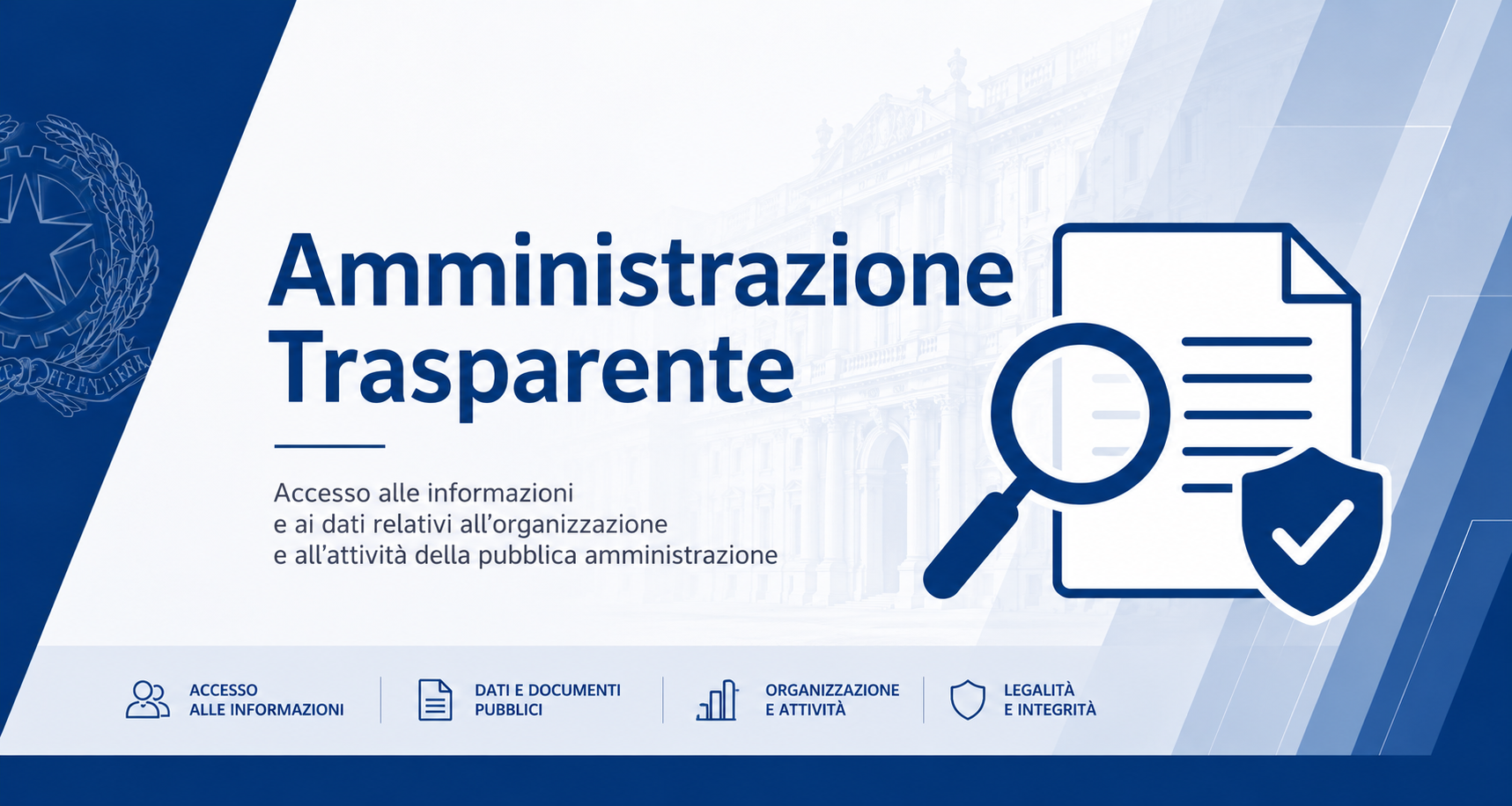 Banner sezione Amministrazione Trasparente