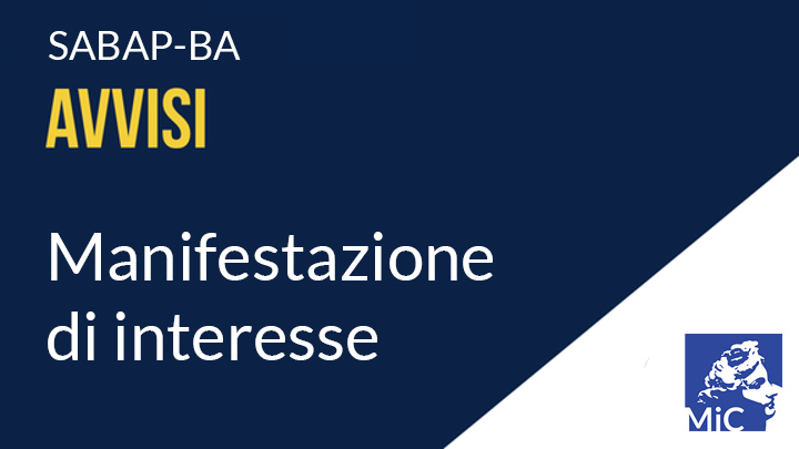 AVVISO ESPLORATIVO PER MANIFESTAZIONE DI INTERESSE PER INCARICHI DI COORDINATORE DELLA SICUREZZA IN FASE DI PROGETTAZIONE E/O ESECUZIONE DI LAVORI PUBBLICI SU BENI CULTURALI